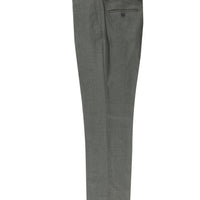 Medium Gray 4-Drop Relaxed Fit Classic Fabric Trousers