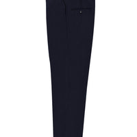 Dark Navy 7 Drop Slim Fit Classic Fabric Trousers