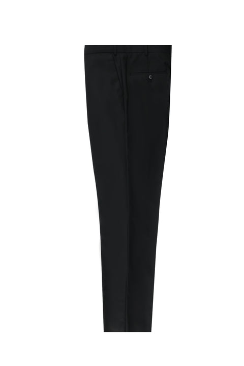 Black 7 Drop Slim Fit Classic Fabric Trousers