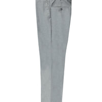 Medium Grey 4 Drop Relaxed Fit Classic Fabric Trousers