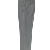 Medium Grey 4 Drop Relaxed Fit Lycra Classic Fabric Trousers