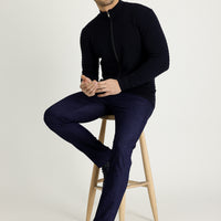 Light Blue Relaxed Fit Denim Look Trousers