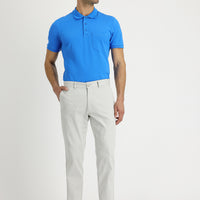 Ecru Relaxed Fit Stretch Canvas / Chino Trousers
