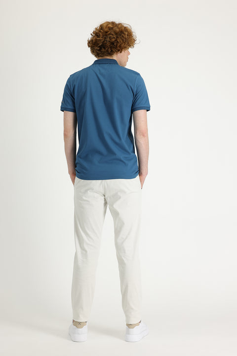 Stone Regular Fit Standard Cut Lycra Canvas / Chino Trousers