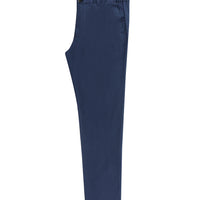 Mid-Navy Slim Fit Stretch Canvas / Chino Trousers