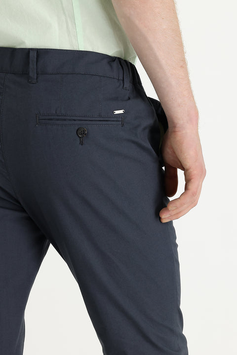 Medium Anthracite Slim Fit Stretch Canvas / Chino Trousers
