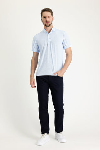  Koyu Lacivert Regular Fit Standart Kesim Likralı Kanvas / Chino Pantolon
