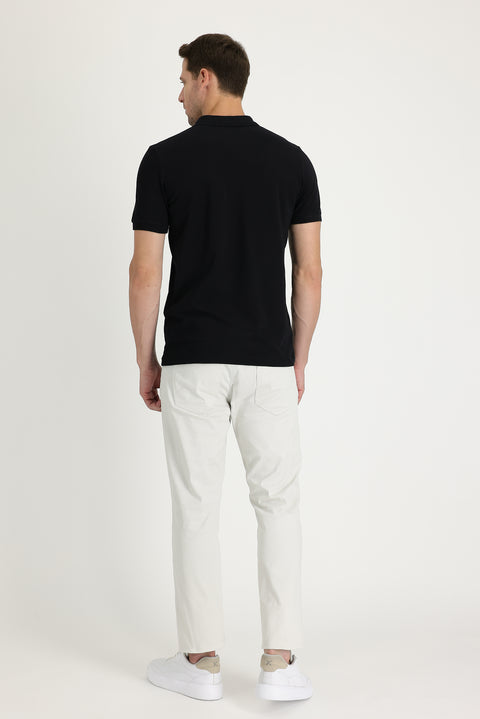 Taş Slim Fit Dar Kesim Likralı Kanvas / Chino Pantolon