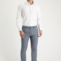 Mid Grey Slim Fit Canvas / Chino Trousers