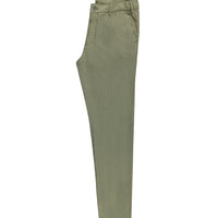 Orta Haki Slim Fit Dar Kesim Kanvas / Chino Pantolon