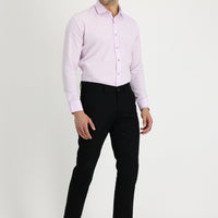 Black Slim Fit Stretch Canvas / Chino Trousers