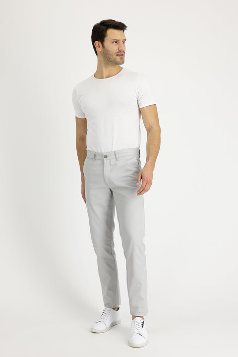 Kum Regular Fit Standard Cut Stretch Canvas / Chino Trousers