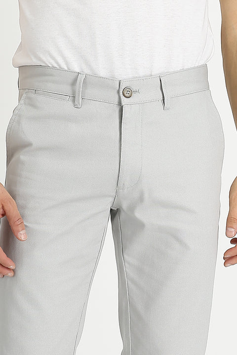 Kum Regular Fit Standard Cut Stretch Canvas / Chino Trousers
