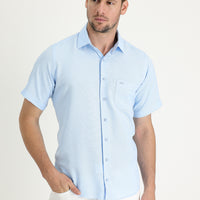 Black Long Sleeve Slim Fit Patterned Classic Cotton Easy Iron Shirt
