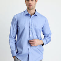 Sky Blue Long Sleeve Non-Iron Shirt
