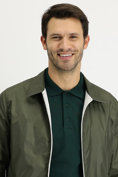 Medium Khaki Seasonal Reversible Jacket