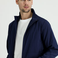 Medium Navy Slim Fit Narrow Cut Seasonal Sport Jacket