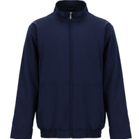 Medium Navy Blue Stand-Collar Seasonal Sport Jacket