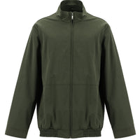 Medium Khaki Stand-Collar Seasonal Sport Jacket