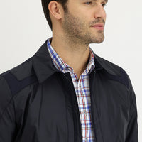 Medium Navy Slim Fit Narrow Cut Seasonal Sport Jacket