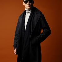 Dark Navy Sport Trench Coat