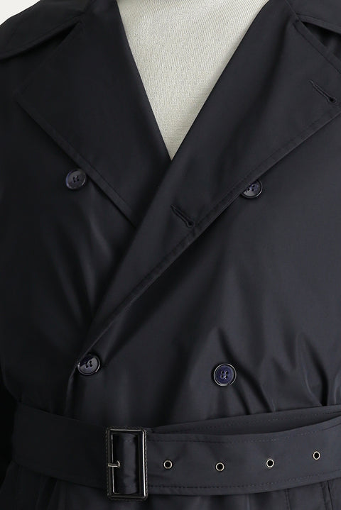 Dark Navy Sport Trench Coat