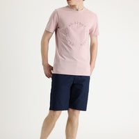 Orta Lacivert Slim Fit Dar Kesim Bermuda Şort