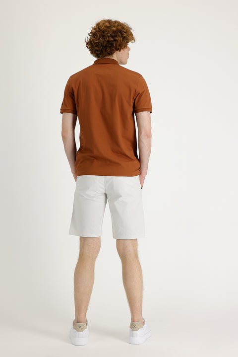 Taş Slim Fit Dar Kesim Pamuklu Bermuda Şort