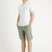 Çağla Yeşili Slim Fit Dar Kesim Bermuda Şort