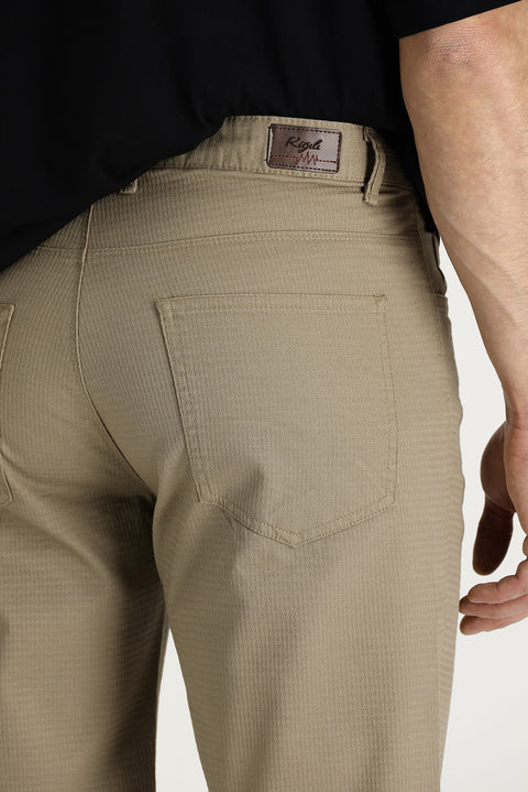 Açık Vizon Regular Fit Standart Kesim Bermuda Şort