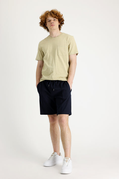 Medium Navy Sweatshirt Shorts