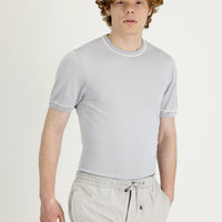 Medium Grey Crew Neck Slim Fit T-Shirt