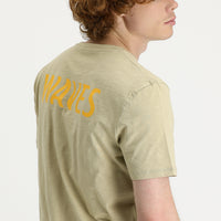 Medium Grey Crew Neck Slim Fit Printed Cotton T-Shirt