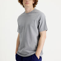 Light Grey Crew Neck Slim Fit T-Shirt