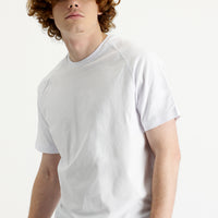 White Crew Neck Slim Fit T-Shirt