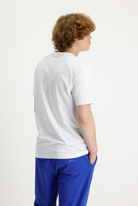 White Crew Neck Slim Fit T-Shirt
