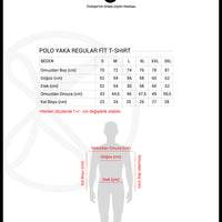 Medium Grey Melange Polo Collar Regular Fit Embroidered T-Shirt