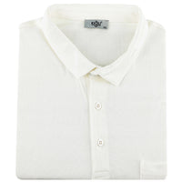 Off-white Plus Size Polo Collar Cotton Supreme T-shirt
