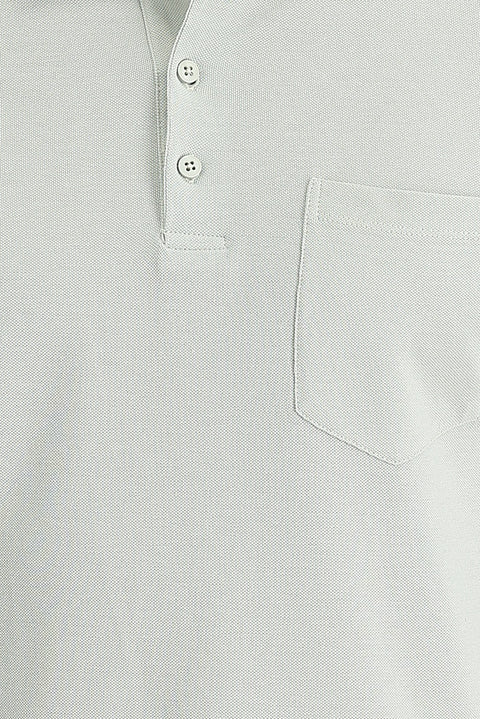 Taş Polo Yaka Regular Fit Nakışlı Pamuk Tişört
