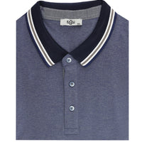 Dark Navy Polo Collar Regular Fit T-shirt
