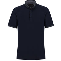 Medium Navy Polo Collar Regular Fit T-shirt