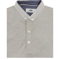Medium Beige Polo Collar Regular Fit T-shirt
