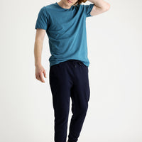 Medium Navy Slim Fit Cotton Sweatpants