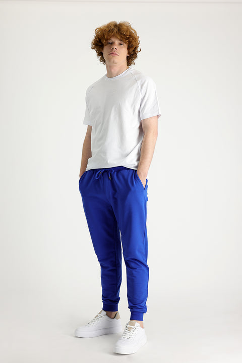 Saks Blue Slim Fit Sweatpants