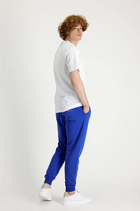 Saks Blue Slim Fit Sweatpants