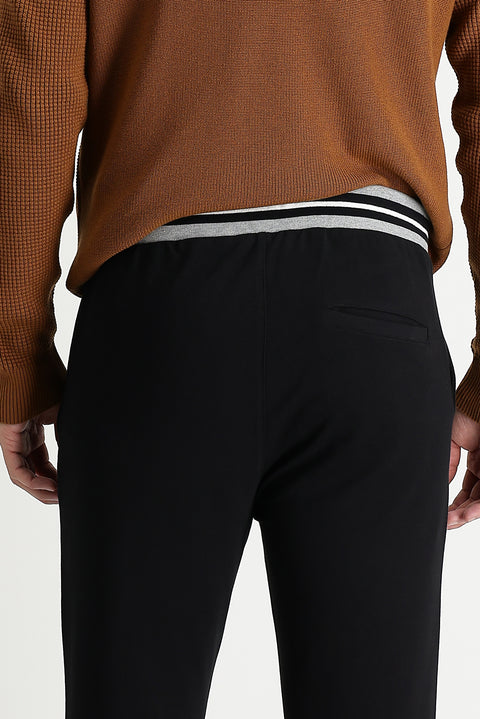 Black Slim Fit Sweatpants