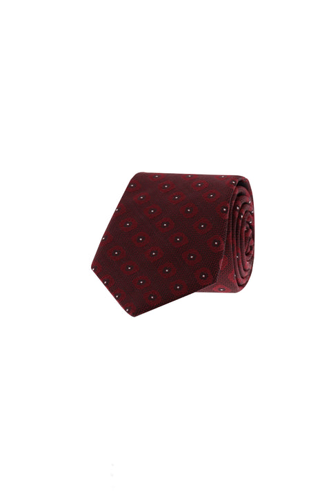 Light Red Patterned Tie