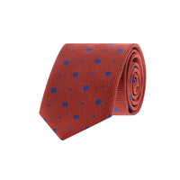 Light Red Patterned Tie