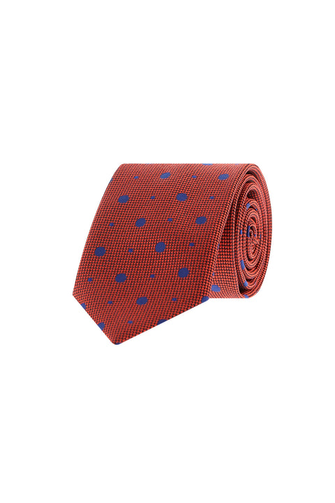 Light Red Patterned Tie