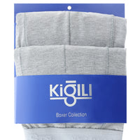 Medium Gray 2-Pack Plus Size Cotton Supreme Boxer Set